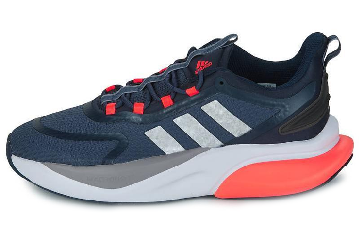 Adidas Adidas Alphabounce+ Casual Cushioning, Wear Resistant Low top Running Shoes Men's Dark Blue
