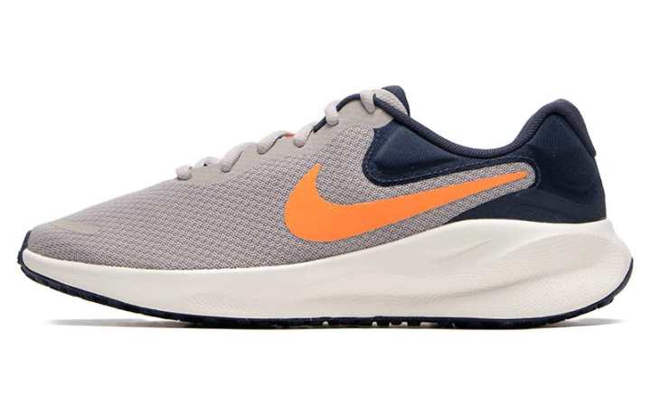 Nike Nike Revolution 7 Light Iron Ore Thunder Blue Sail Total Orange