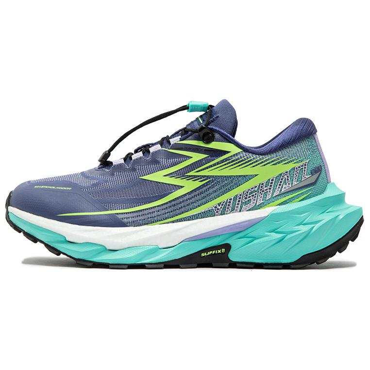 361° Cushioning Slip Resistant Low top Running Shoes Men's Blue Green