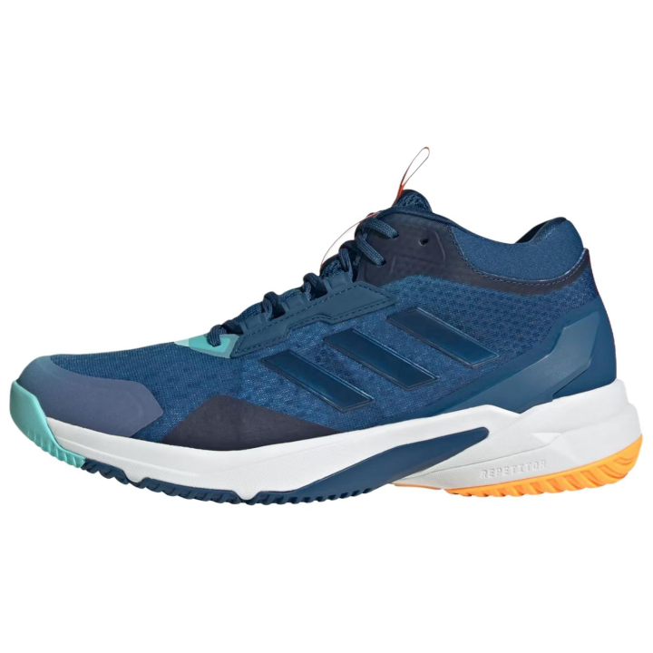 Adidas Adidas Crazyflight 6 Breathable And Lightweight Mid top Volleyball Shoes Men's Blue