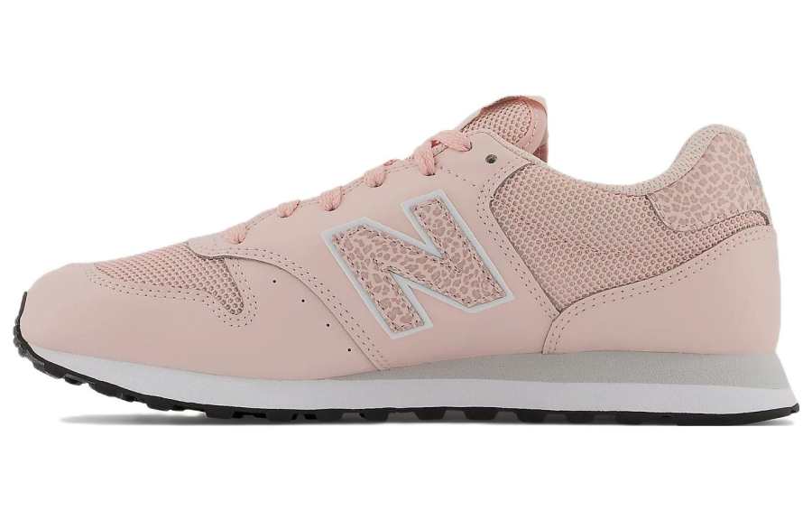 New Balance New Balance NB 500 Textile, Leather Comfortable Low top Running Shoes Women's Pink