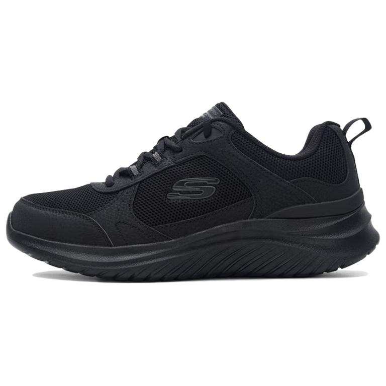 Skechers FLECTION 3.0 Abrasion Resistant Breathable Running Shoes Men's Black