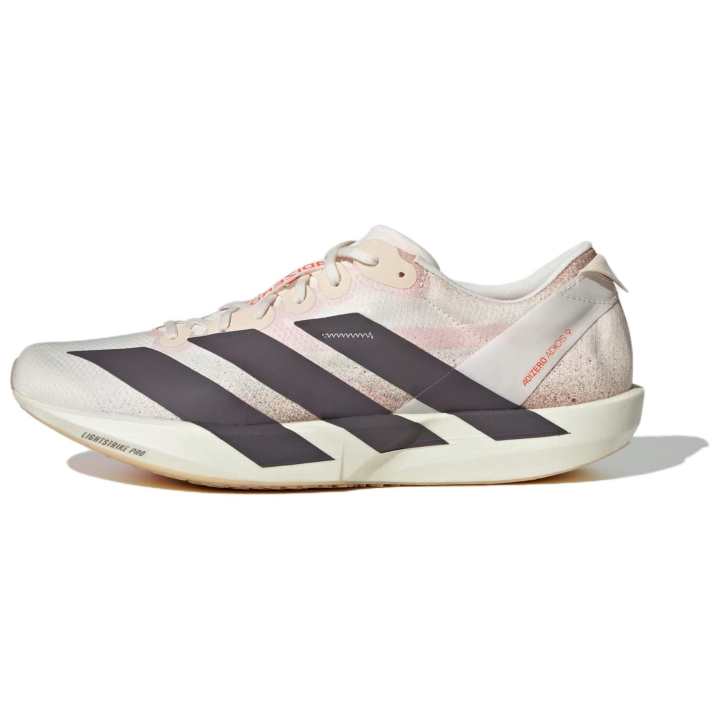 Adidas Adidas Adizero Adios 9 Low top Casual Training Running Shoes Men's White Gray