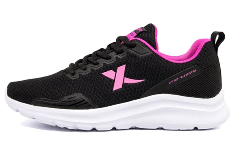 XTEP Fabric Low top Casual Running Shoes Women's Black Red