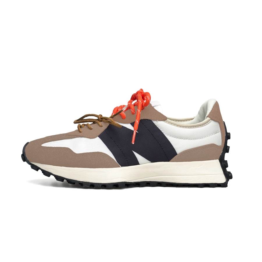 New Balance New Balance NB 327 Abrasion Resistant Abrasion Resistant Low top Casual Running Shoes Unisex Black Brown