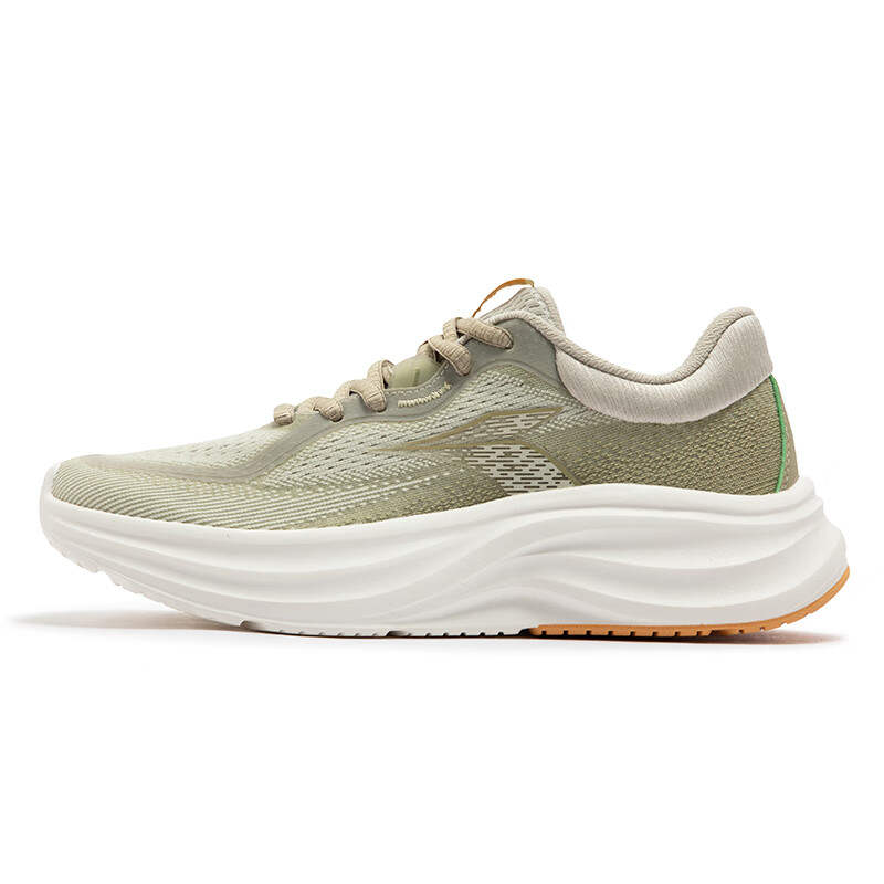 361° Breathable Abrasion Resistant Breathable And Wear resistant Low top Casual Running Shoes Women's White Green