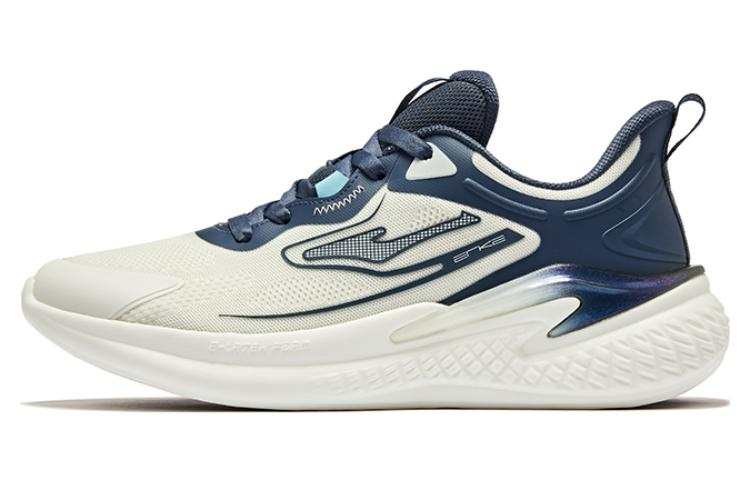 Erke Cushioning Slip Resistant Mid top Running Shoes Men's Blue White