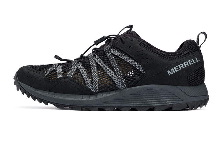 MERRELL Wildwood Aerosport Breathable And Quick Dry Lightweight River Trekking Shoes Men's Black