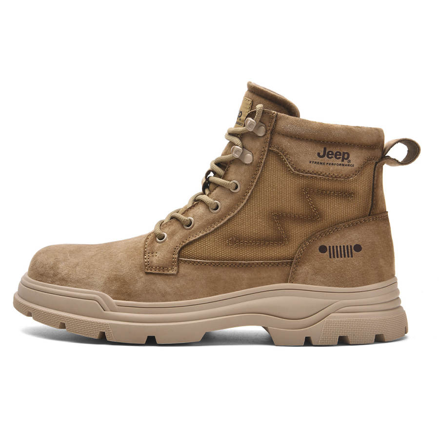 Jeep High top Outdoor Shoes Men's Khaki