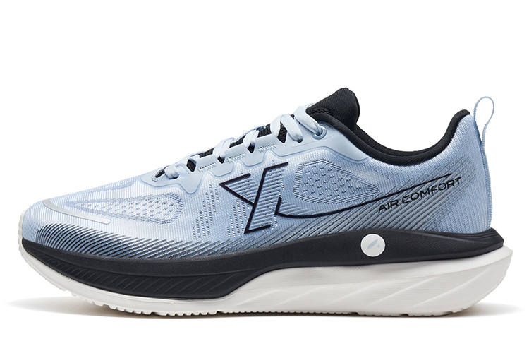 XTEP Cloud DC Slip Resistant Abrasion Resistant Low top Running Shoes Men's Blue Black