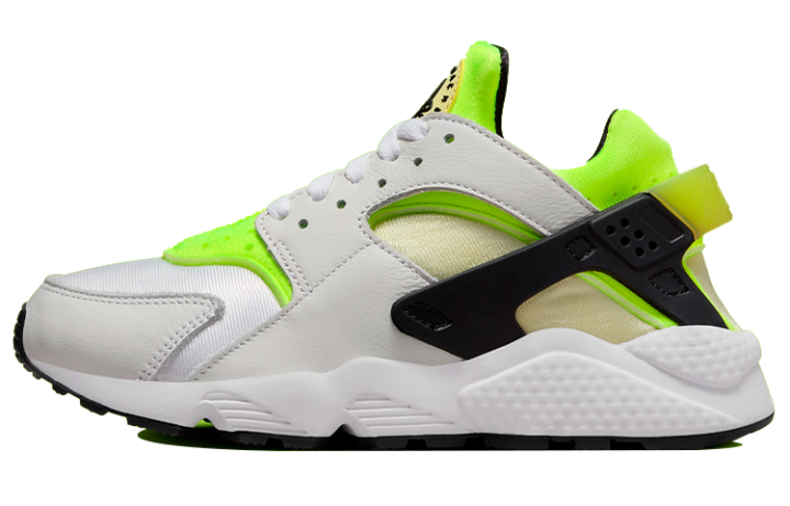 Nike Nike Air Huarache Cushioning Slip Resistant Low top Running Shoes Women's White Green