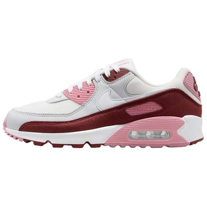 Nike Nike Air Max 90 Low top Casual Running Shoes Women's White Pink 2025 Edition
