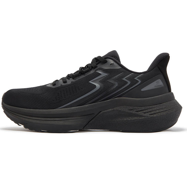 361° International Cables Phoeni Cushioning Slip Resistant Abrasion Resistant Low top Running Shoes Unisex Black Gray