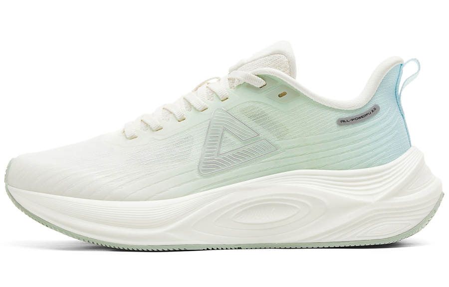 PEAK Low top Running Shoes Women's White Green Blue