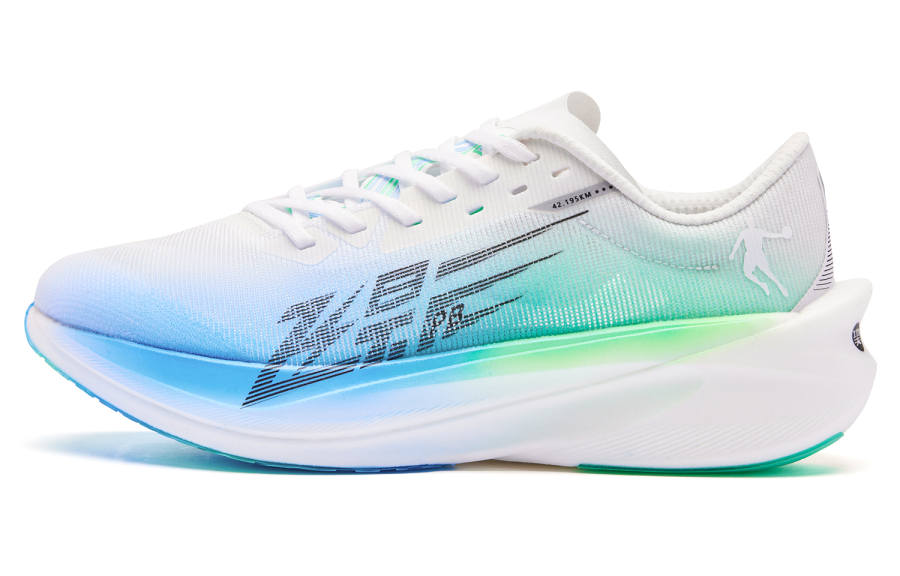 QIAODAN Feiying PB4.0 Low top Running Shoes Women's Blue Green