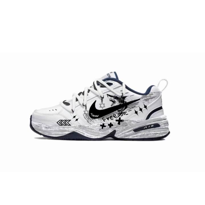 Nike Nike Air Monarch 4 Crisis Slip Resistant Abrasion Resistant Slip Resistant Abrasion Resistant Low top Chunky Sneakers