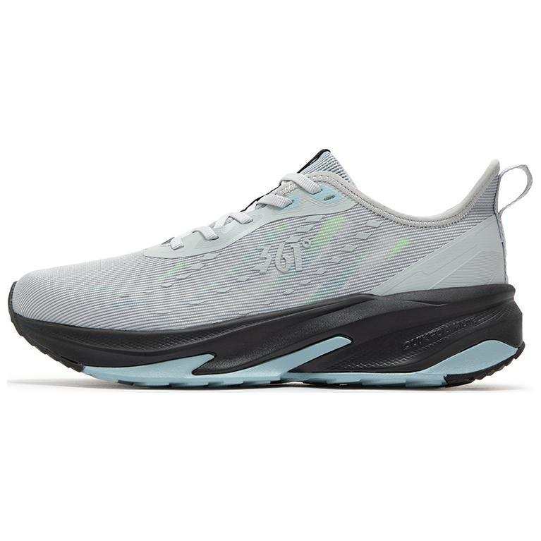 361° Comfortable And Breathable Abrasion Resistant Low top Casual Running Shoes Men's Blue Gray