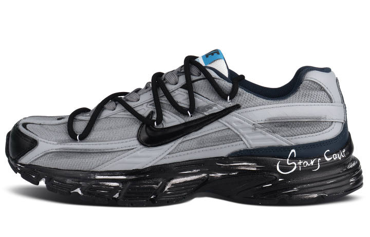 Nike Nike Initiator Cushioning Abrasion Resistant Breathable Low top Running Shoes Men's Black Gray