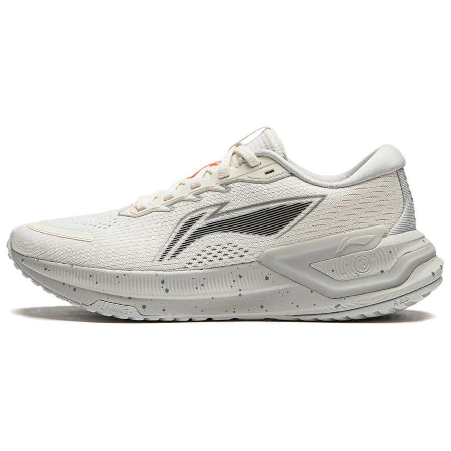 Li-Ning Li Ning YueYing 3.0 Cushioning Slip Resistant Low top Running Shoes Women's Beige Gray