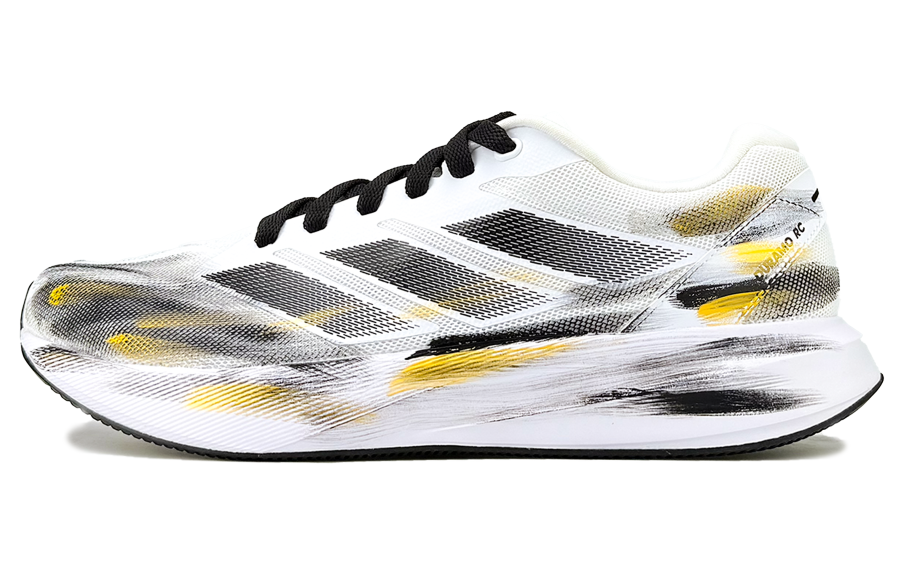 Adidas Adidas Duramo RC Abrasion Resistant Low top Running Shoes Unisex Black White Gold