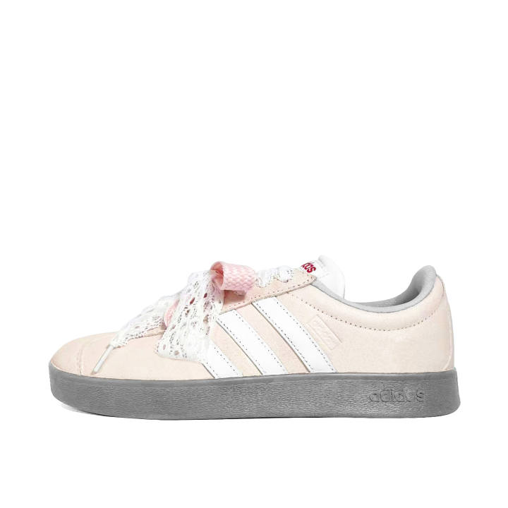 Adidas Adidas VL COURT 2.0 Cherry Mist Double Bud Coverage Abrasion Resistant Coverage Abrasion Resistant Low top