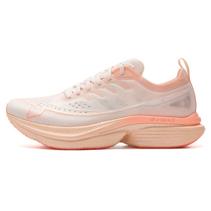 XTEP Cushioning Abrasion Resistant Lightweight Low top Training Running Shoes Women's Orange
