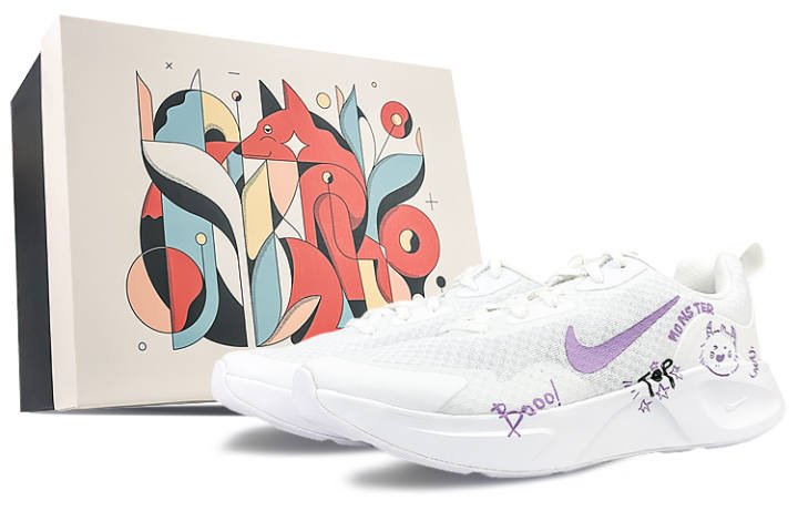 Nike Nike Wearallday Low top Running Shoes Women's Purple White