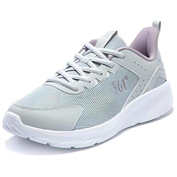 361° Slip Resistant Abrasion Resistant Low top Casual Running Shoes Women's Gray White