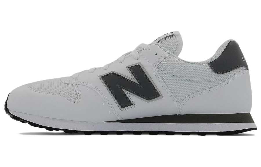 New Balance New Balance NB 500 V1 Comfortable Low top Running Shoes Men's White Gray