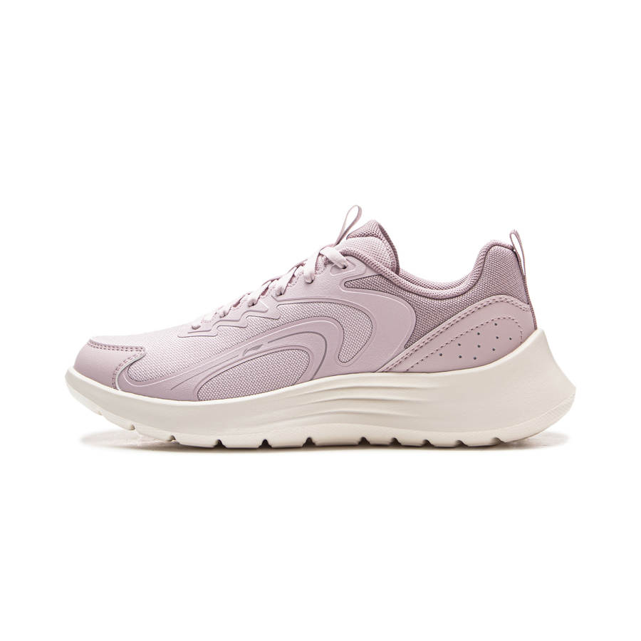 Li-Ning Li Ning Light Feather FW Cushioning Slip Resistant Abrasion Resistant Breathable Low top Running Shoes Women's Purple