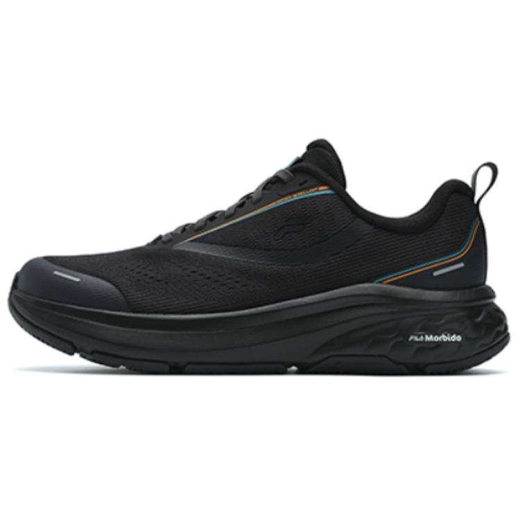 FILA NUVOLE 2 Low top Casual Training Physical Fitness Test & Exam City Commuting Running Shoes Men's Black