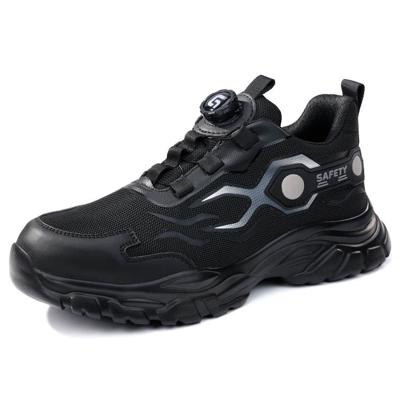 LANOUDUN Cushioning Abrasion Resistant Breathable Low top Outdoor Shoes Men's Black