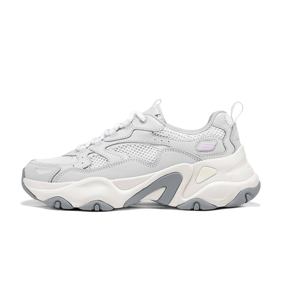 Skechers D'LITES 5.0 Height Increasing Height Increasing Low top Casual Shoes Women's Light Gray