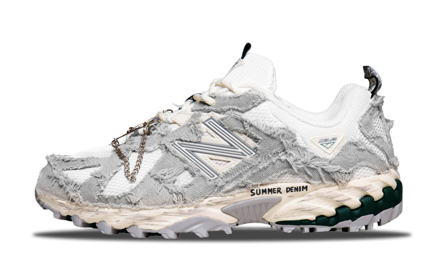 New Balance New Balance 610T Textile, Artificial Leather Slip Resistant Abrasion Resistant Low top Outdoor Shoes Unisex Ecru