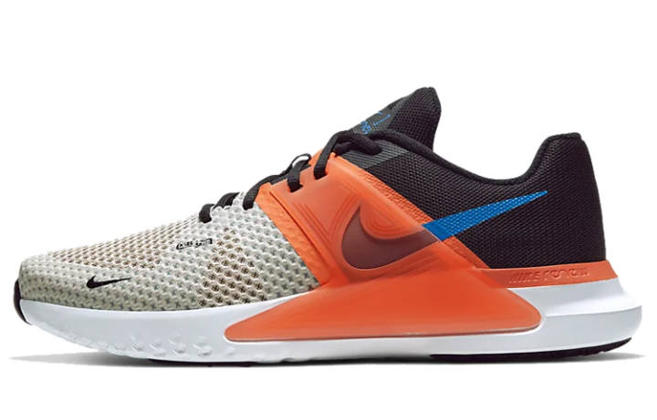 Nike Nike Renew Fusion Slip Resistant Lightweight Non slip Lightweight Low top Running Shoes Unisex White Orange