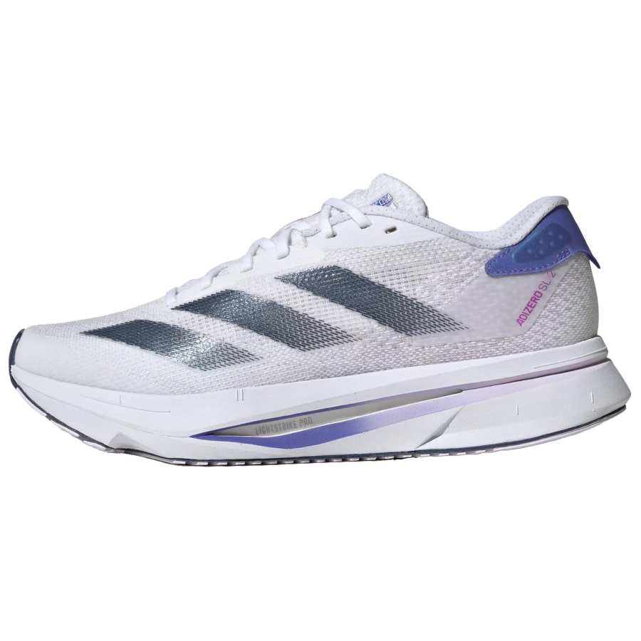 Adidas Adidas Adizero SL2 Mesh Low top Marathon Training Long Distance Running Shoes Women's White Blue