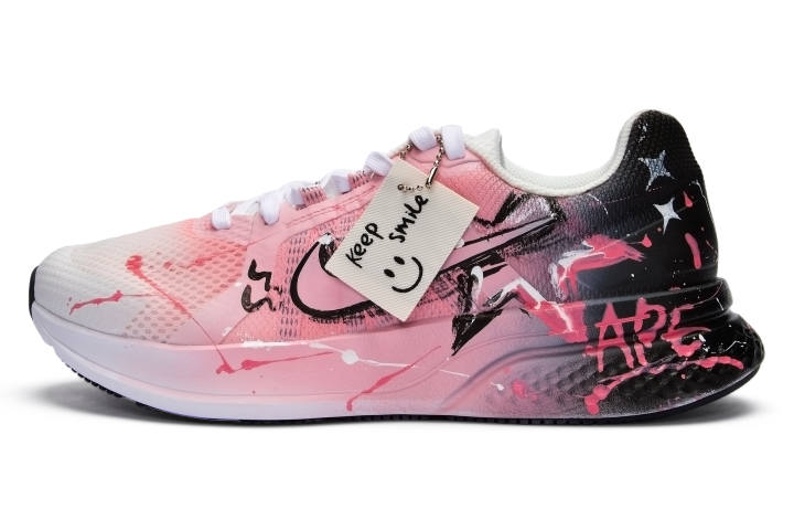 Nike Nike Run Swift 2 Abrasion Resistant Breathable Low top Running Shoes Men's Black Pink