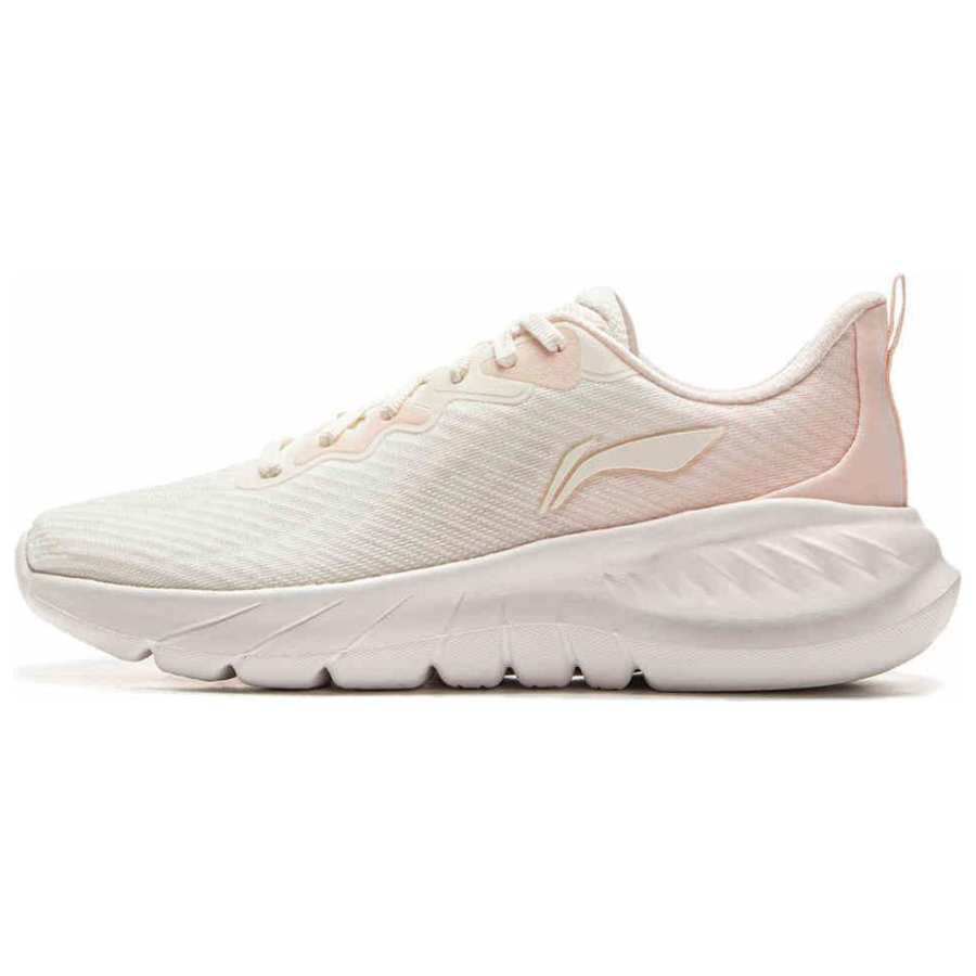 Li-Ning Li Ning Easy Fit Fle Textile, TPU Low top Casual Long Distance Running Sprint Running Shoes Women's White Orange