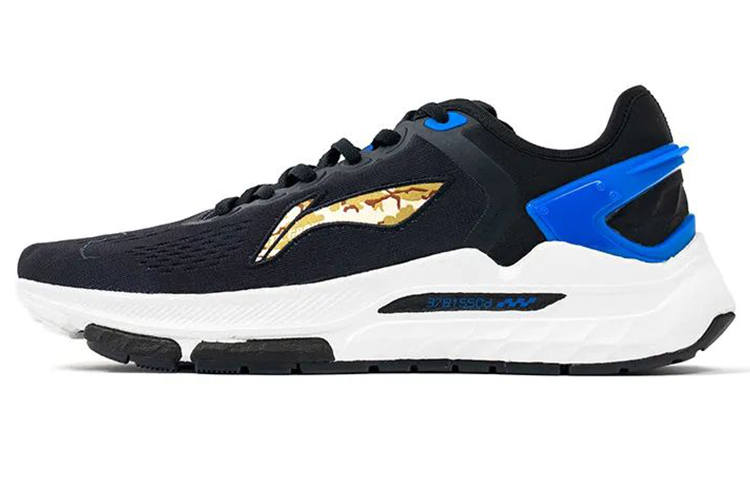 Li-Ning STA x Li Ning Furious Rider 5.0 Support Low top Running Shoes Men's Black Blue