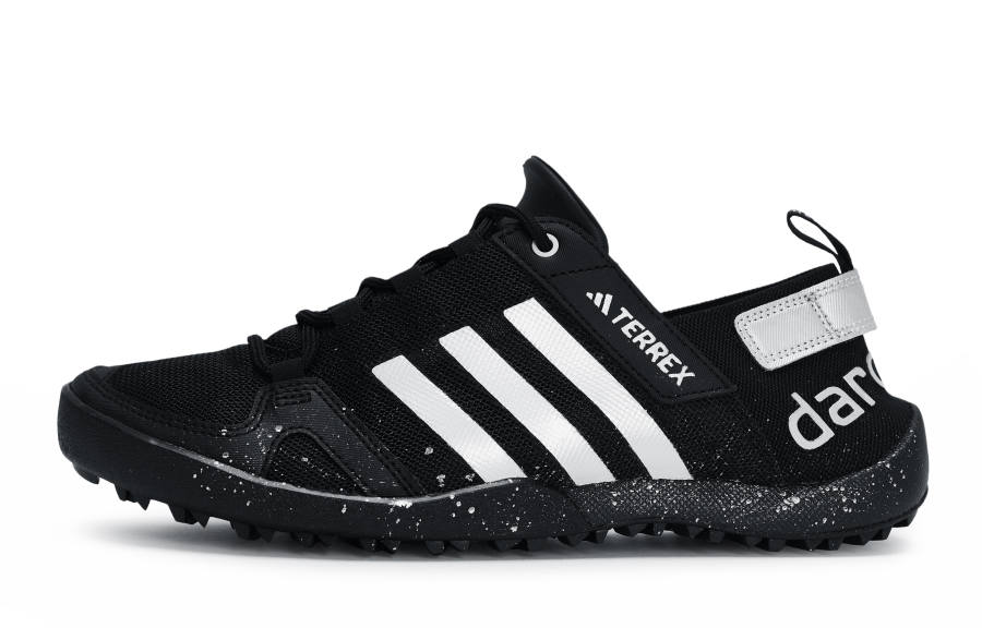 Adidas Adidas TERREX DAROGA PLUS HEAT.RDY Abrasion Resistant Low top Running Shoes Unisex Black White Silver