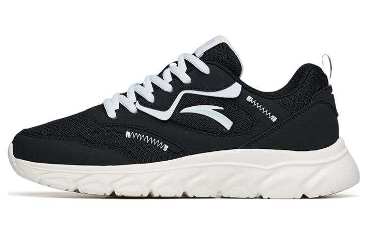 Anta Mesh Textile, Synthetic Leather Cushioning Slip Resistant Abrasion Resistant Low top Running Shoes Women's