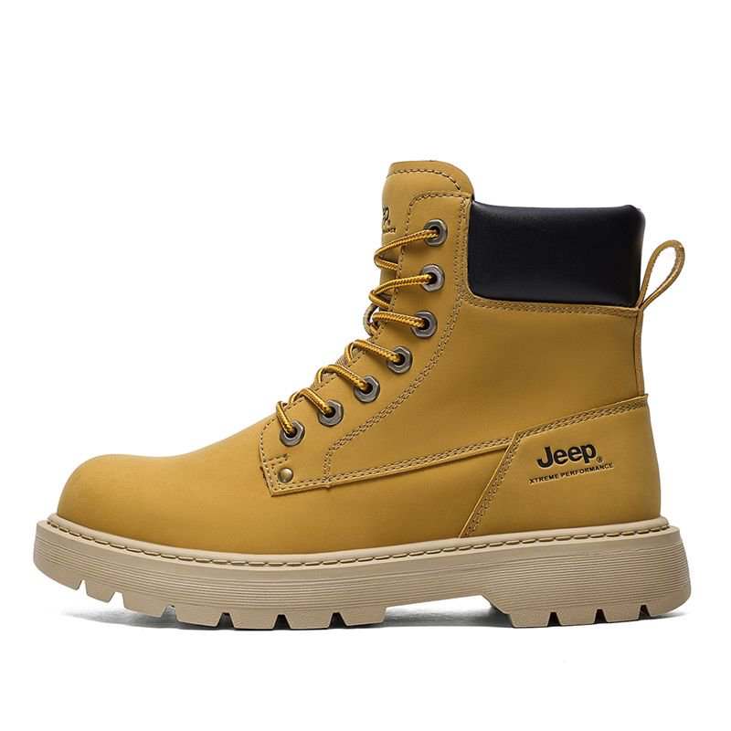 Jeep Thermal Cushioning Abrasion Resistant Short Outdoor Boots Men's