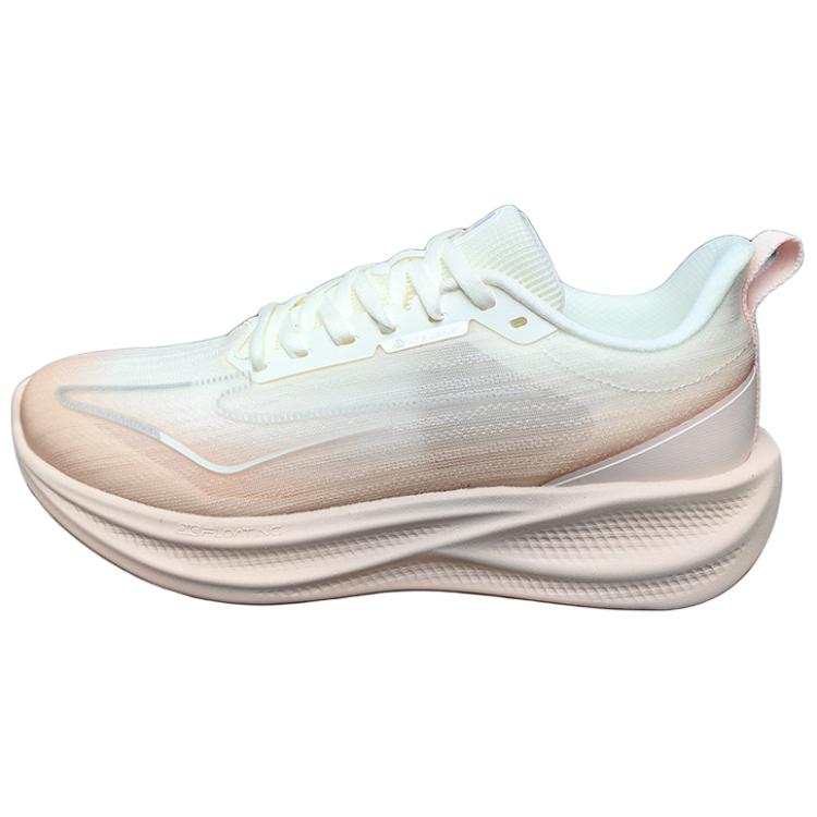 Erke Slip Resistant Abrasion Resistant Low top Casual Running Shoes Unisex White Pink
