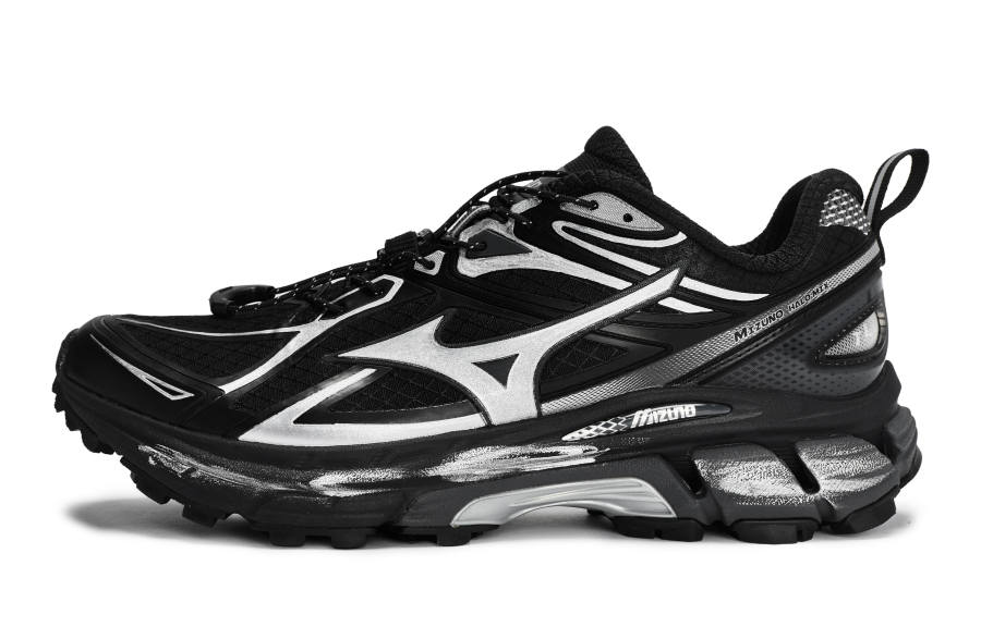 Mizuno Halo Mi Cushioning Low top Running Shoes Unisex Black Silver