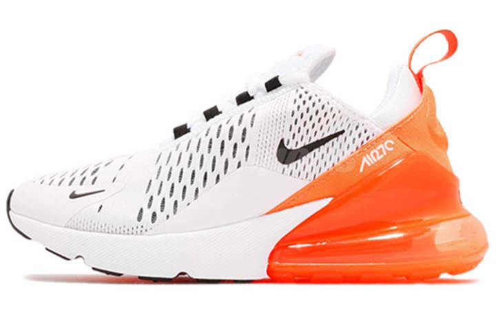 Nike Nike Air Max 270 White Black Orange Women's