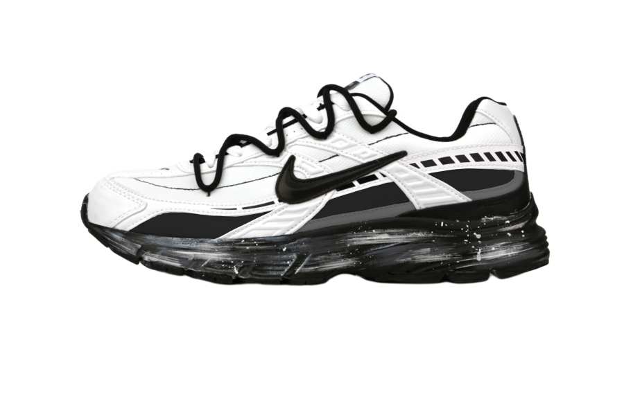 Nike Nike Initiator Abrasion Resistant Low top Running Shoes Unisex Black White