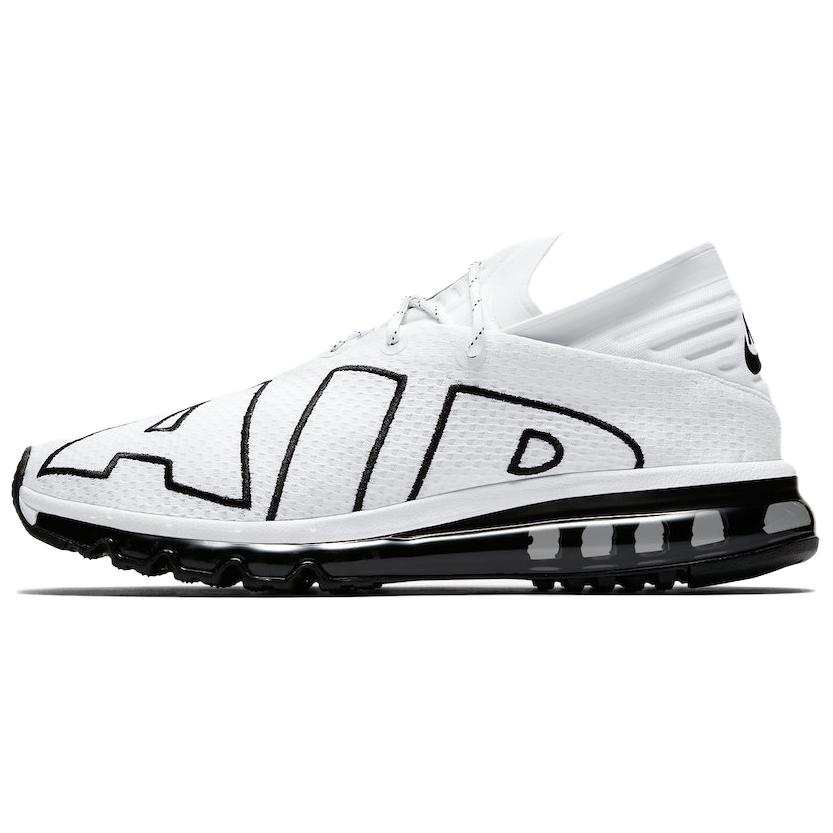 Nike Nike Air Max Flair Abrasion Resistant Low top Running Shoes Men's White