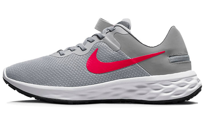 Nike Nike Revolution 6 FlyEase Next Nature 'Light Smoke Grey Siren Red'