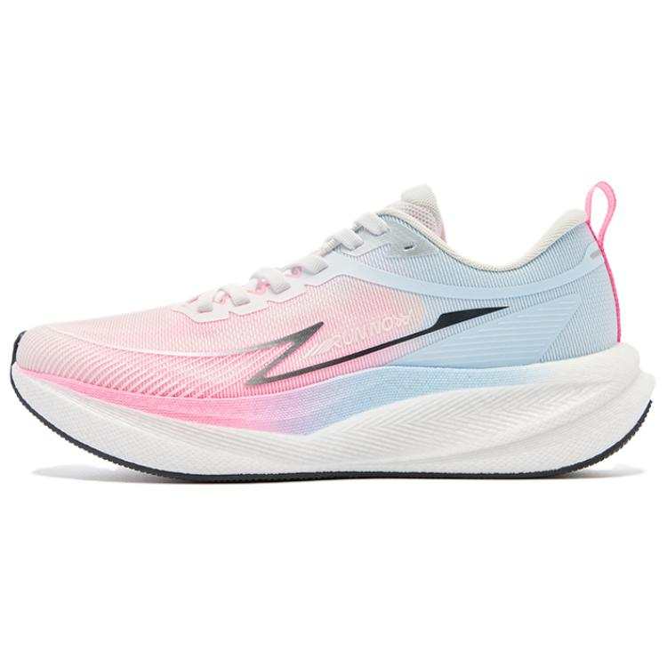 QIAODAN Slip Resistant Abrasion Resistant Low top Casual Running Shoes Men's Pink Blue