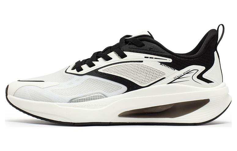 361° Abrasion Resistant Low top Running Shoes Men's White Black
